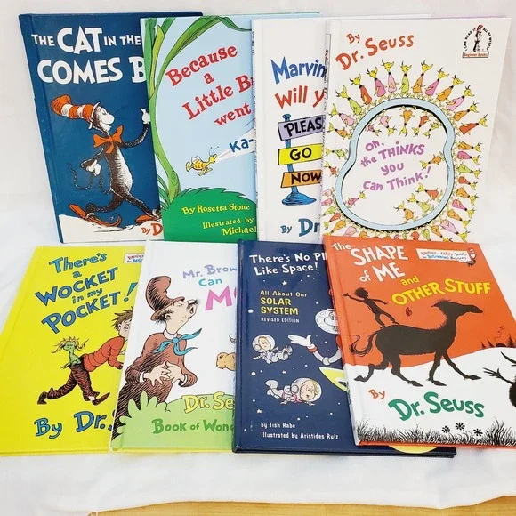 Dr Seuss Beginner Books Lot of 8 Hardcover Cat in the Hat Learning Library Kids - Picture 3 of 16